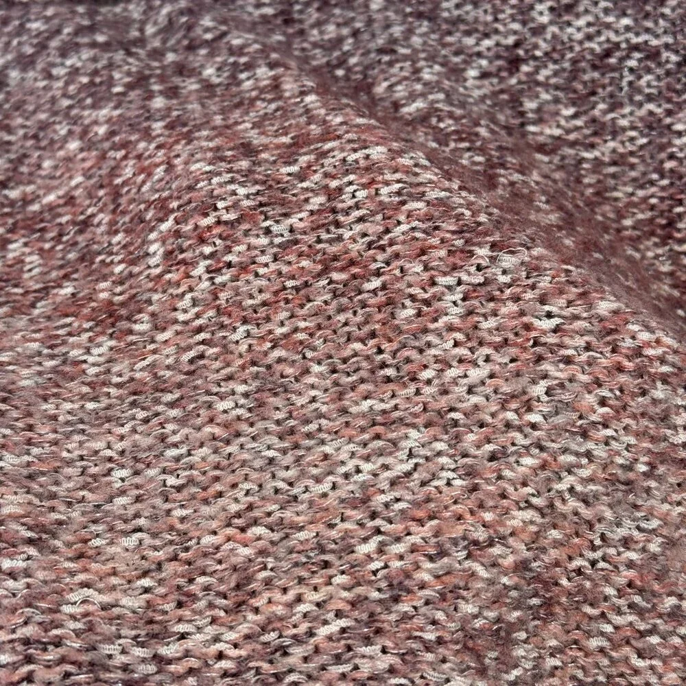 American Eagle Off The Shoulder Pink Sweater Knit Metallic Coquette Balletcore